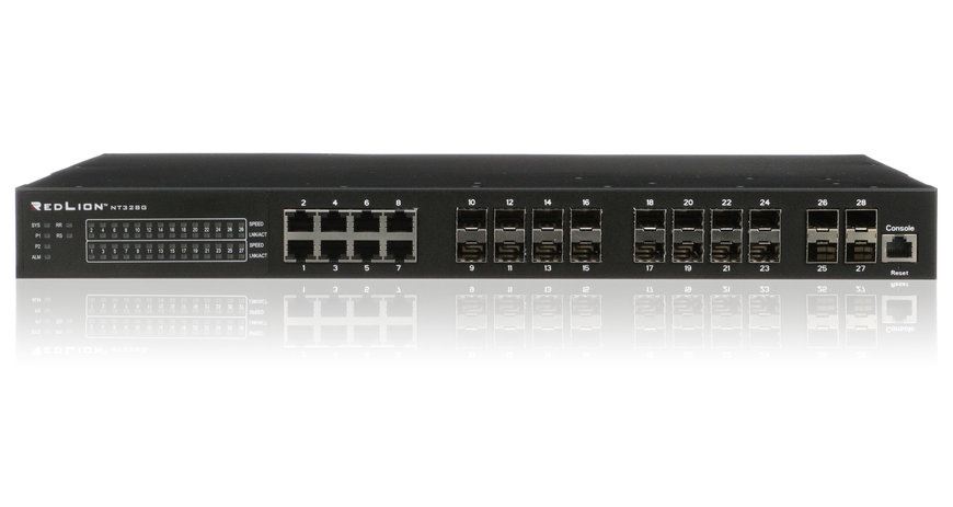 Red Lion présente son switch Gigabit Ethernet de niveau 3